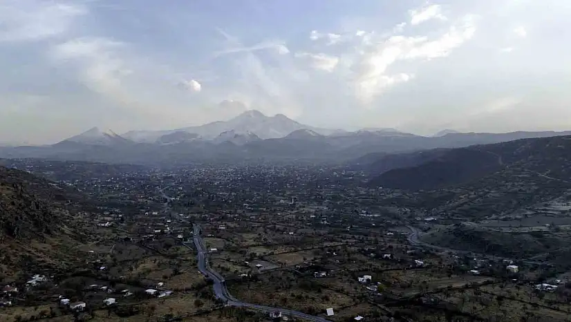 Erciyes'in eteklerinde sonbahar güzelliği