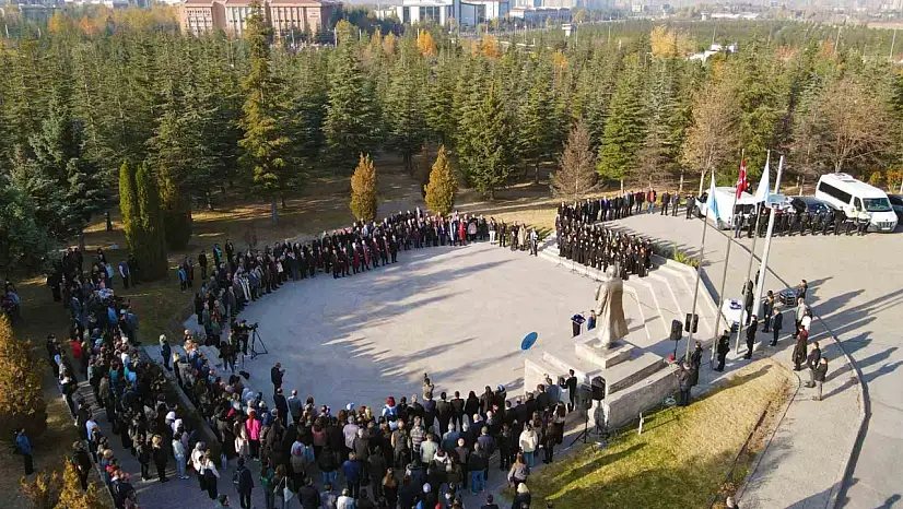 ERÜ'de 10 Kasım Atatürk'ü Anma Töreni gerçekleştirildi