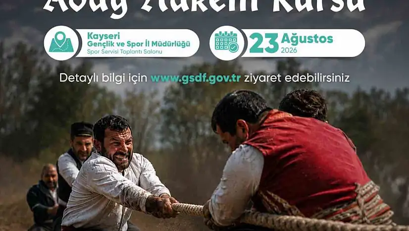 Halat Çekme Aday Hakem Kursu Kayseri'de düzenlenecek