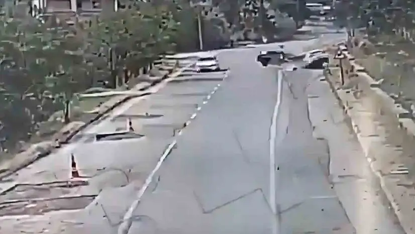 Kayseri'de 2 kişinin öldüğü feci kaza kamerada