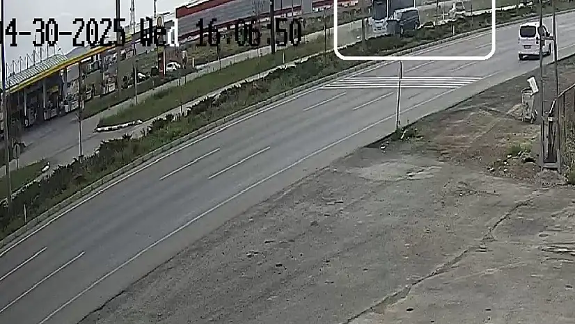 Kayseri'de 2 kişinin öldüğü kazanın görüntüleri ortaya çıktı