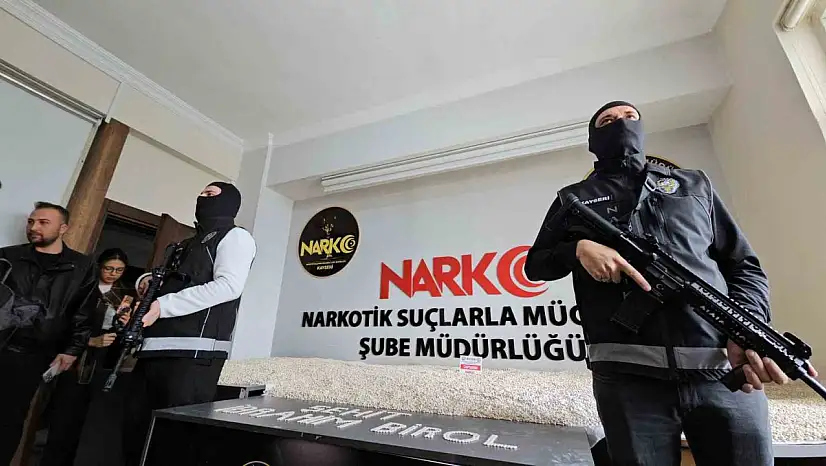 Kayseri'de 214 kilo uyuşturucu madde ele geçirildi