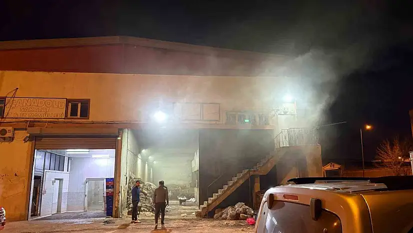 Kayseri'de hayvansal yan ürünler tesisinde yangın