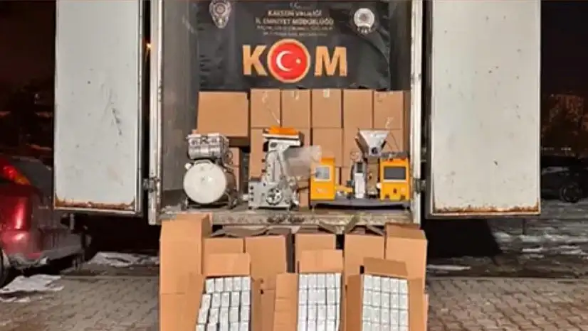 Kayseri'de kaçak sigara operasyonu: 1 gözaltı