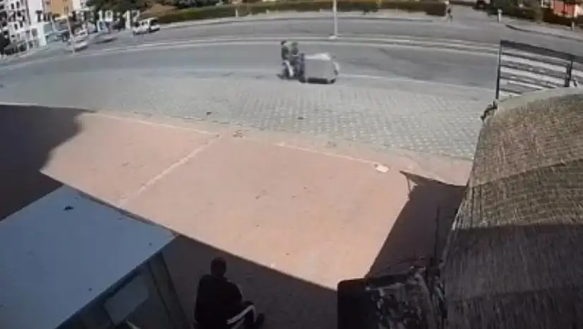 Kayseri'de kahkahaya boğan kaza