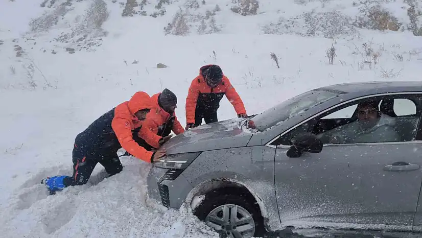 Kayseri'de mahsur kalan 117 kişi kurtarıldı