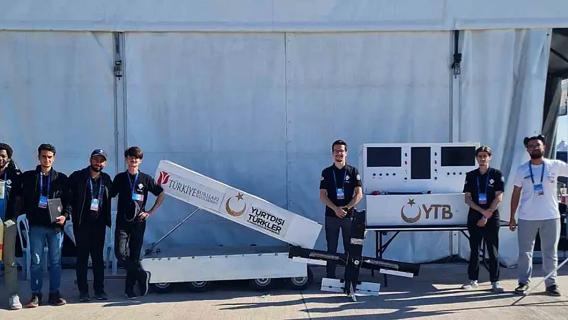 Kayseri'de okuyan yabancı uyruklu öğrencilerin TEKNOFEST başarısı