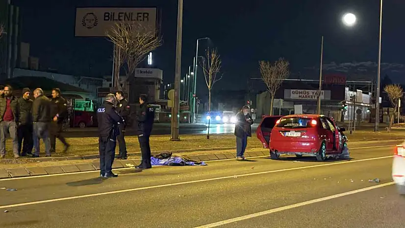 Kayseri'de otomobil yayaya çarptı: 1 ölü