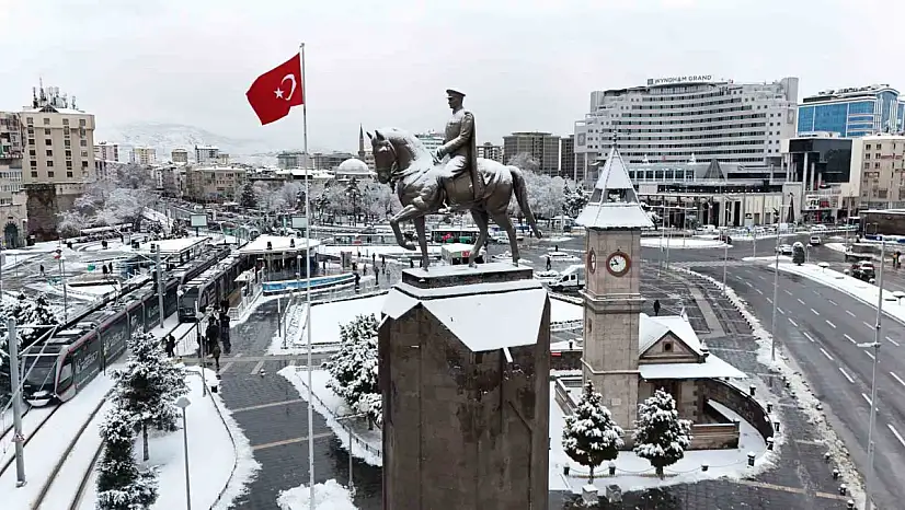 Kayseri'nin en soğuk yeri Tomarza oldu