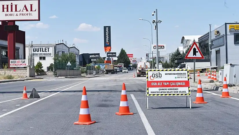 Kayseri OSB'de 2025 asfalt sezonu açıldı