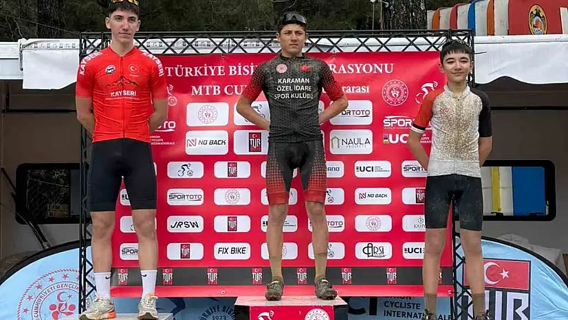 Kayserili bisikletçiler Alanya'da kürsüye ambargo koydu