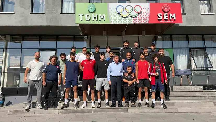 Keçiören Grekoromen Güreş Takımı Kayseri'de kamp yapıyor