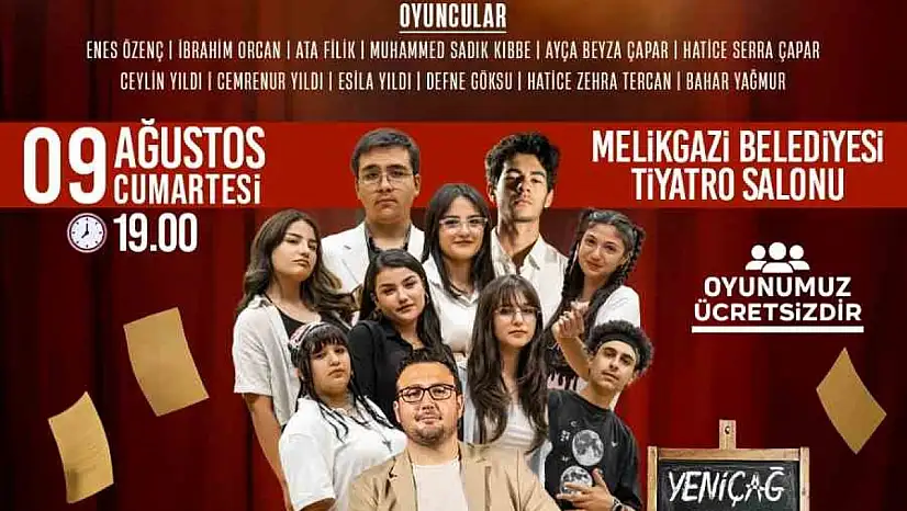 Melikgazi'de perde arkası tiyatro oyunu sahnelenecek