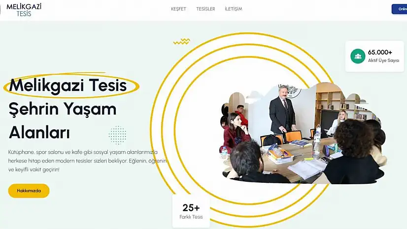 Melikgazi'de tüm sosyal tesisler tek bir dijital platformda toplandı