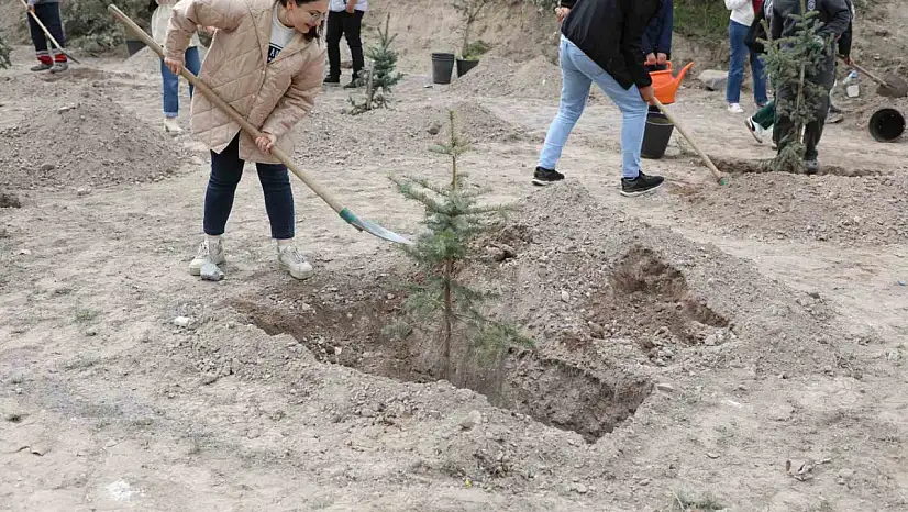 Melikgazi'nin yeşil dokusu güçleniyor