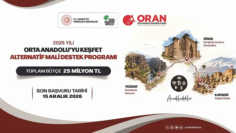 ORAN'dan Bölge Turizmine 25 milyon liralık destek
