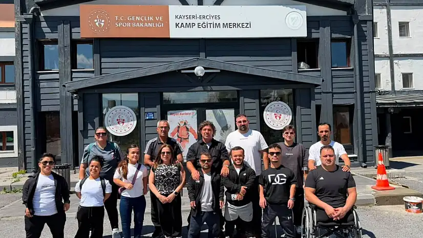 Paralimpik Halter Milli Takımı Kayseri'de kamp yapıyor