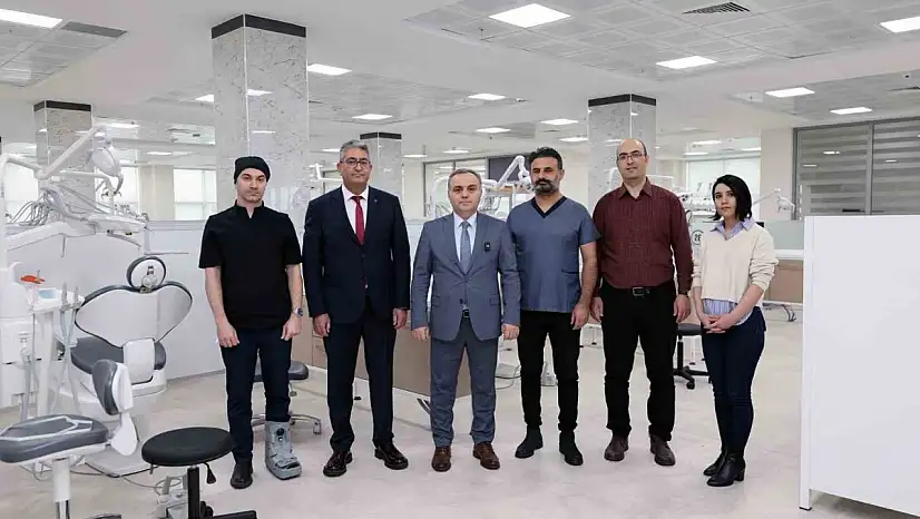Rektör Altun, Yeni Diş Hastanesi Binası'nı inceledi