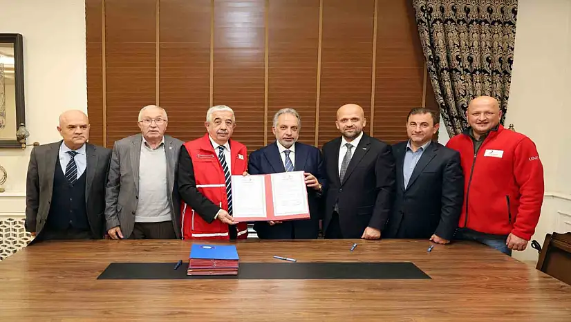 Talas'ta dayanışma köprüsü: tekstil bağışı gıdaya dönüşecek