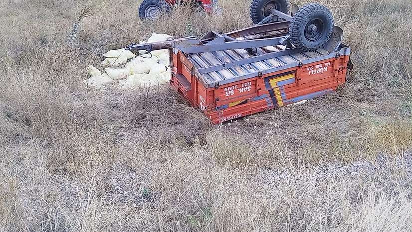 Tomarza'da traktör kazası: 1 ölü