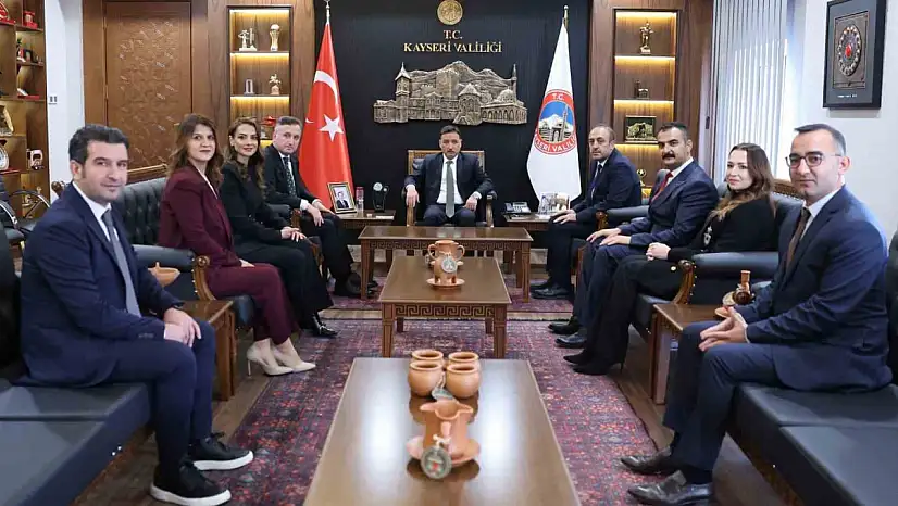 Vali Çiçek eğitimcileri kabul etti