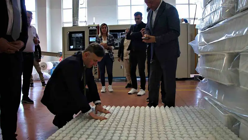 Yatak üreten öğrenciler yaylarını da kendileri üretecek