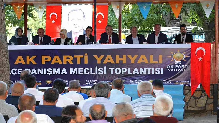 AK Parti Yahyalı İlçe Başkanı Sarıçiçek: 'Bizler bu yola koltuk sevdasıyla değil, hizmet sevdasıyla çıktık'