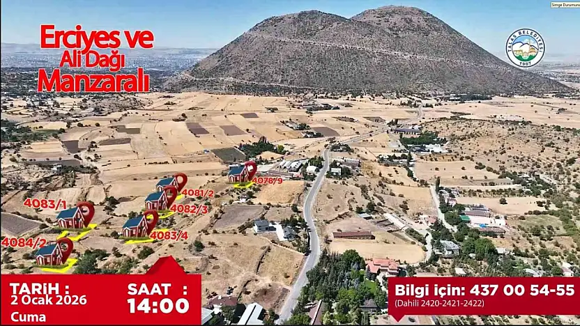 Akçakaya ve Endürlük'te 14 prestijli villa parseli satışta