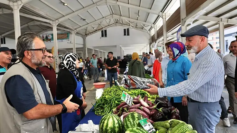 Anadolu'da tek, Türkiye'de sayılı olan 'Yüzde 100 Ekolojik Pazar' açıldı