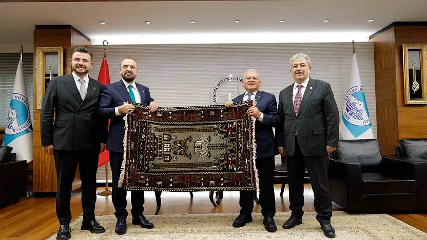 Başkan Büyükkılıç, AK Parti Genel Başkan Yardımcısı Faruk Acar'ı ağırladı