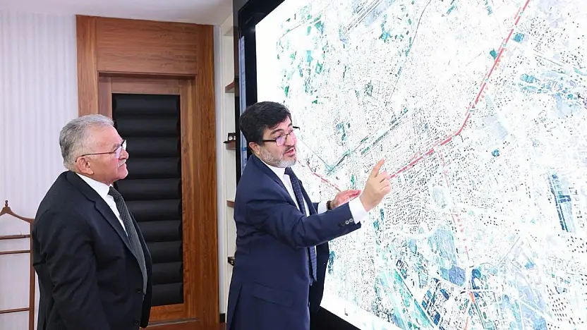 Başkan Büyükkılıç, Altyapı Yatırımları Genel Müdürü Eyigün'ü ağırladı