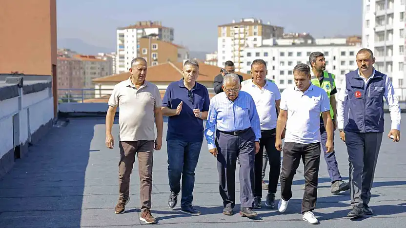 Başkan Büyükkılıç, Bedesten Katlı Otoparkı'ndaki çalışmaları yerinde inceledi
