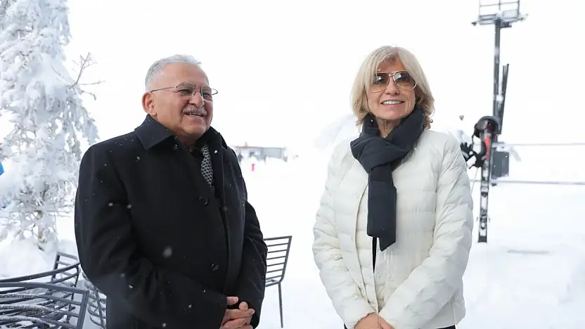 Başkan Büyükkılıç, eski Başbakan Tansu Çiller'e Erciyes'i tanıttı