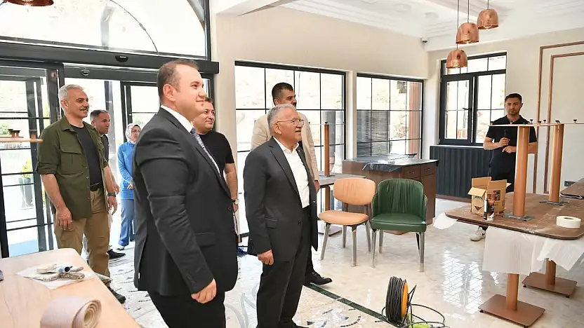 Başkan Büyükkılıç, MÜLHEM Kayseri Mutfağı'nda incelemelerde bulundu