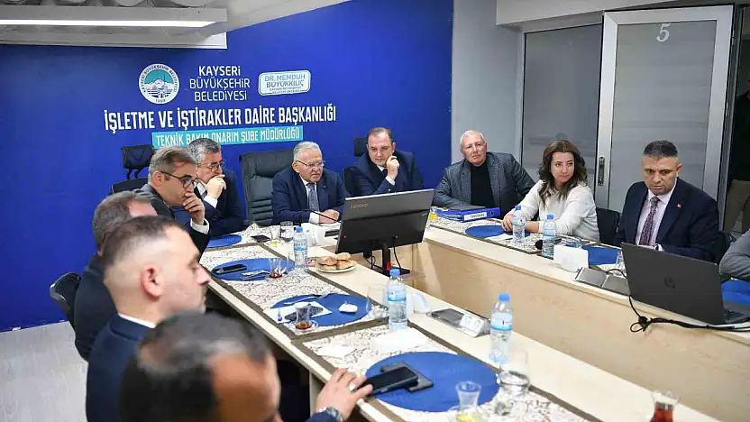 Başkan Büyükkılıç'tan 'teknik' buluşma