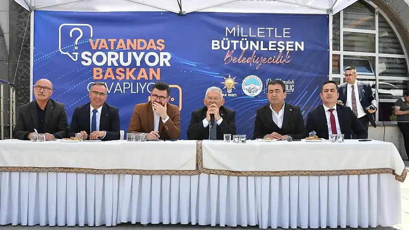 Başkan Büyükkılıç'tan Bünyanlılara: 'Emrinizdeyiz, hizmetinizdeyiz'