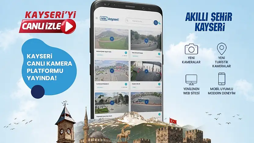 Başkan Büyükkılıç'tan Dijital Kayseri vizyonunda yeni adım: izle.kayseri.bel.tr
