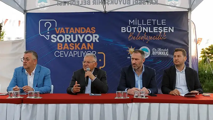 Başkan Büyükkılıç'tan halkla akşam buluşması