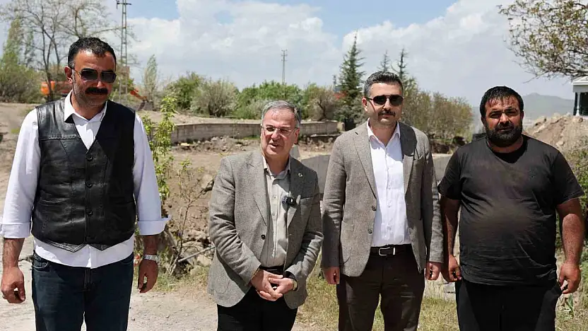 Başkan Özdoğan: '2,5 kilometrelik kanal, bağ mevsimi başlamadan tamamlanacak'
