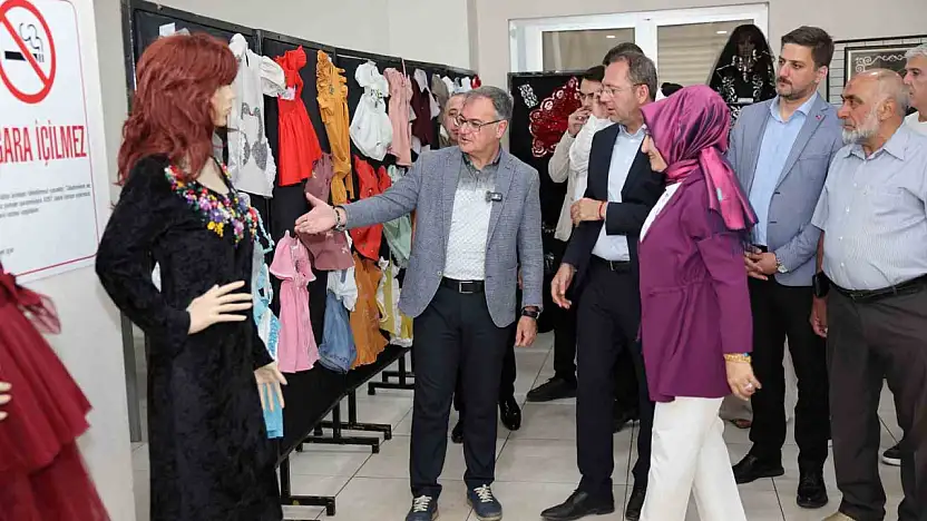 Başkan Özdoğan: 'Kadınlarımızın üretimi, Hacılar'ın gücüne güç katıyor'