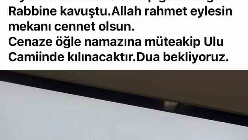 Başkan Öztürk'ün acı günü