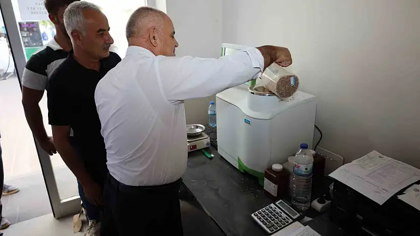 Başkan Öztürk ve Ziraat Odası Başkanı Genç'ten TMO Alım Noktası'na ziyaret