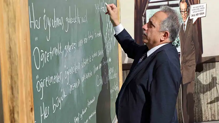 Başkan Yalçın'dan Öğretmenler Günü mesajı