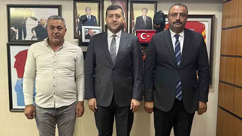 Belediye başkanı ve muhtardan MHP'li Ersoy'a istişare ziyareti