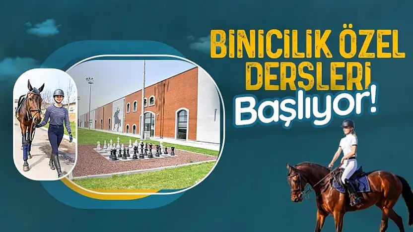 Binicilik tutkunları için özel dersler başlıyor