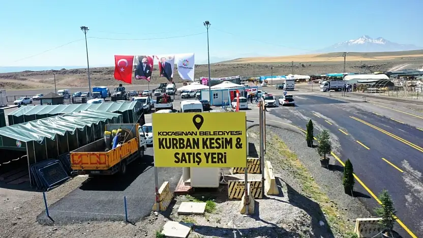 Bölgenin en büyük kesim ve satış yeri Kocasinan'da hazır