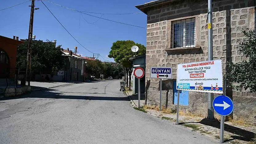 Bünyan'da 122.5 milyon TL'lik yatırımla 16 kilometrelik yol yenileniyor