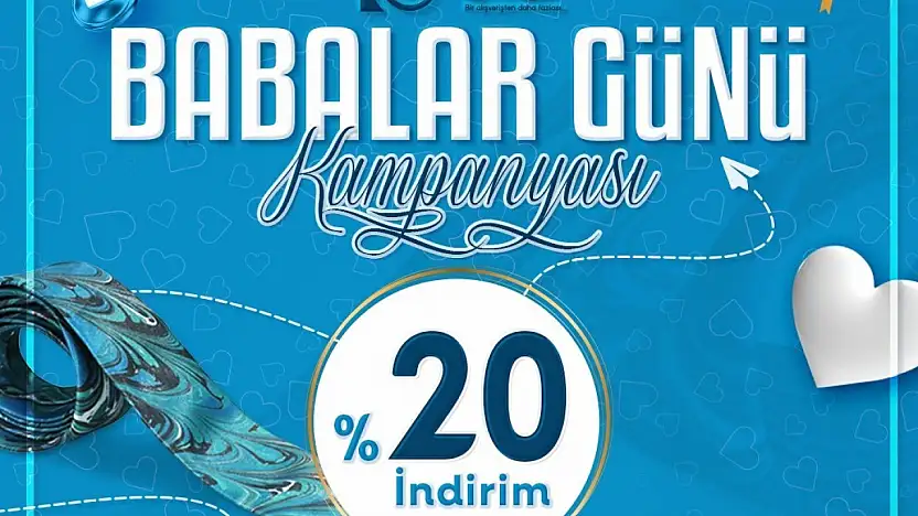 Büyükşehir'in dijital pazarı e 38'den Babalar Günü kampanyası