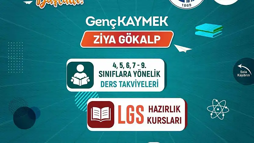 Büyükşehir'in Genç KAYMEK kurslarında yeni dönem kayıtları sürüyor