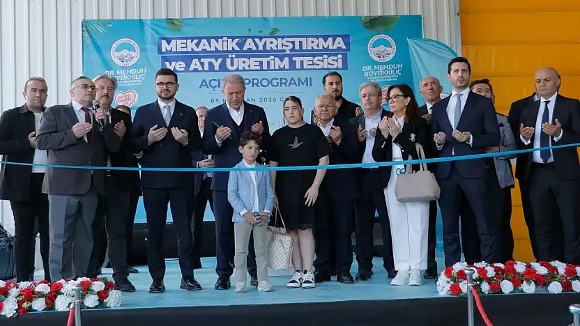 Büyükşehir'in Mekanik Ayırma ve ATY Üretim Tesisi açıldı
